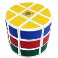 cubo de rubik cilindrico raro con forma de cilindro 3x3 de colores