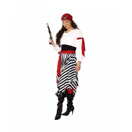 DISFRAZ de Pirata Bucanera traje de mujer PIRATA para Caranval fiesta piratas