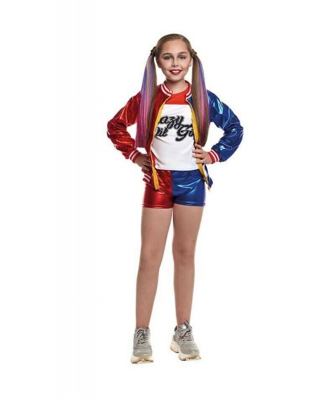 Identificar contaminación de repuesto Disfraz de Harley Quinn Joker's Baby para niña Infantil Carnaval Cosplay  traje - TodoMasBarato