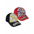 Gorra de pokemon para niño negra o roja gorras con pikachu o pokeballs Pokemons