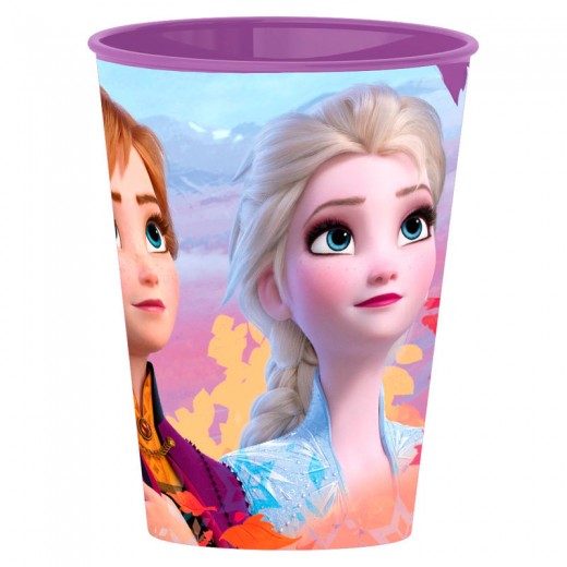 Vaso de Frozen Elsa y Anna olaf para niños 260ml de plastico pelicula dibujos
