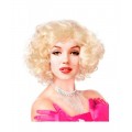Peluca de Disfraz Marilyn sexy para Carnaval fiestas despedidas rubia