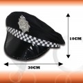 Gorra de policia para disfraz gorro de polica con placa para carnaval despedida