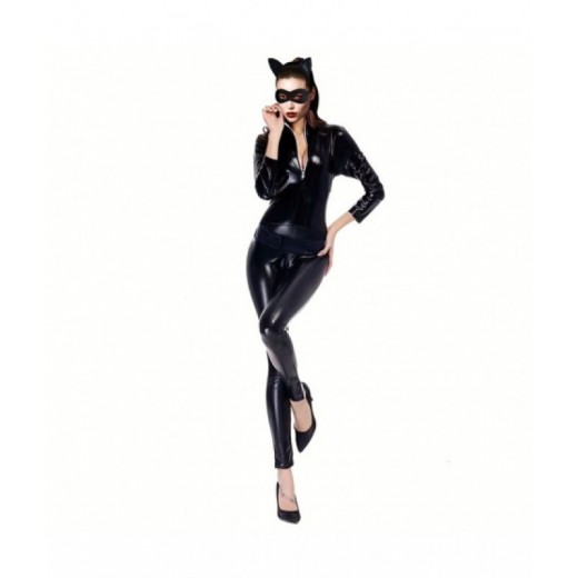 Disfraz de Cat GIRL Woman vestido carnaval de gata negra sexy despedida Soltera