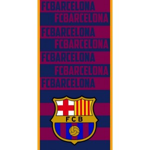 Toalla del Barcelona FCB FC barça de Poliester Azulgrana para playa y piscina
