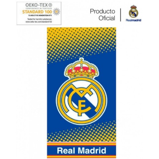 Toalla del Real Madrid Oficial playa y piscina con Licencia 70x140cms RealMadri