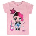 Camiseta Rock Star LOL Surprise manga corta niñas muñeca sorpresa L.O.L. Rosa