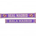 Bufanda del Real Madrid modelo ¡Hala Madrid! doble cara equipo futbol madrid