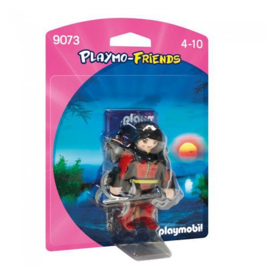 Muñeco de playmobil Guerrera versión Playmo Playmo Friends juguete en blister