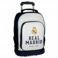 Maleta de mano del Real Madrid trolley para viaje avion y mochila con carro