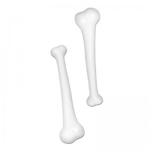 2 huesos para disfraz de prehistórico cavernicola arma de juguete 22 cm