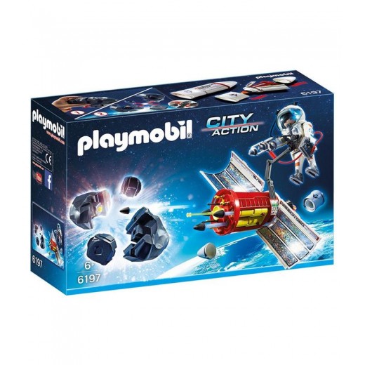 Satélite laser meteoritos Playmobil City Action espacio astronauta 6197
