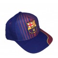 Gorra del Barcelona Barça Azul y Granate con escudo y visera