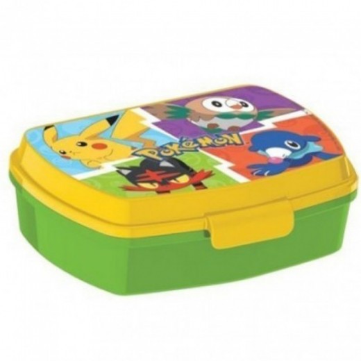 sandwichera de Pokemon caja para llevar comida al colegio guarderia Pikachu