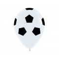 Globos grandes con forma de Balon de futbol para fiestas y cumpleaños 5 unidades