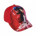 Gorra de ladybug para niña roja gorra con visera de Miracolous y marinette