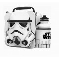 Storm Trooper caja 3D para merienda con botella de Star wars bolsa almuerzo