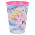 Vaso de Frozen 2 Elsa y Anna olaf para niños 260ml de plastico pelicula dibujos