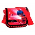 Bandolera de Ladybug Miraculous y tikki Original Roja con cinta bolso