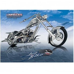 PUZZLE AMERICAN CHOPPER de 1000 piezas imagen de motos grande