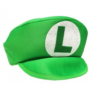Gorra de Fontanero Verde tipo Luigi video juego para disfraz