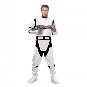 Disfraz de soldado estelar tipo Star Wars paratrooper
