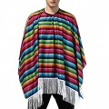 Capa tunica Mexicano poncho disfraz mejico de mejicano