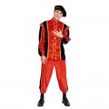 Disfraz de Trovador medieval carnaval traje rojo de epoca historico