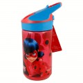 Botella tritan de Ladybug para agua con boquilla automatica bebedor 480 ml