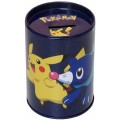 Hucha de Pokemon dibujos de pikachu 7x11 cm azul pequeña con tapadera