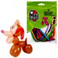 bolsa de Globos para hacer figuras globos de modelar formas de colores largos