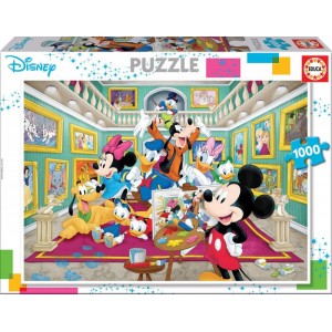 Puzzle de personajes Disney 1000 Piezas galería de Arte de Mickey Mouse