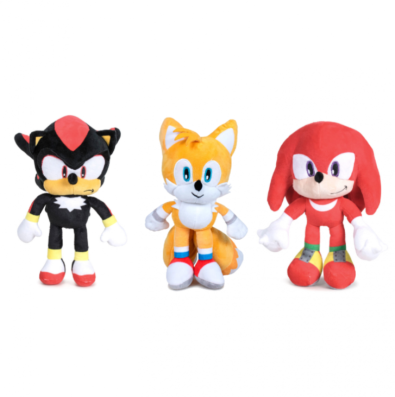 Muñeco Peluche Sonic - Shadow - Amy - Tails - Knucles 30 Cm