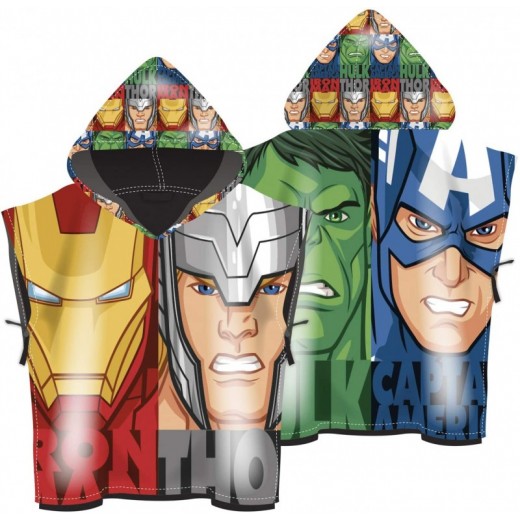 poncho toalla de Vengadores Avengers Thor Hulk capitán iron secado rápido marvel