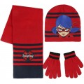 Set conjunto de invierno de Ladybug gorro bufanda y guantes