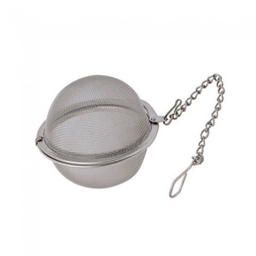 Bola filtro para infusiones de hacer té o infusión con cadena 4,5 cm
