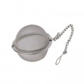 Bola filtro para infusiones de hacer té o infusión con cadena 4,5 cm