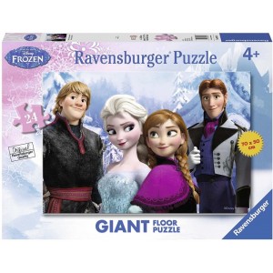 PUzzle Disney Frozen- Rompecabezas 24 Piezas de 70 x 50 cm Gigante