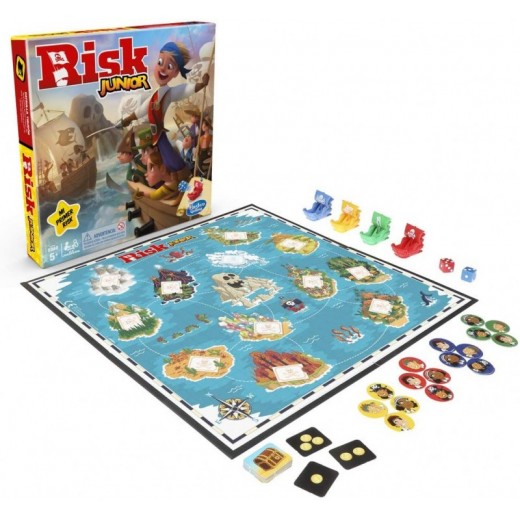 Juego Risk Junior juego de mesa de conquistar islas para niños