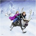 Maleta con 4 puzzles infantiles de Frozen Elsa Anna Olaf