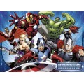 4 Puzzles de los personajes de Vengadores dibujos 100 piezas cada 1 Avengers