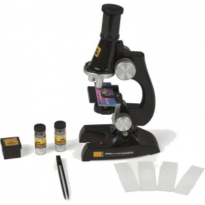 Microscopio científico con luz Mi primer microscopio