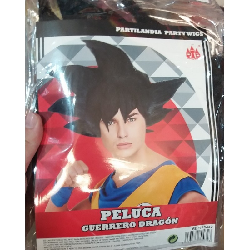Peluca Goku pinchos - Comprar en Tienda Disfraces Bacanal