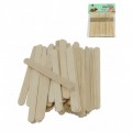 50 Palitos de madera pequeños para manualidades y educación 11,4cm