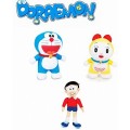 Peluches de Doraemon 22 cm Nobita Dorami con dorayaki muñecos