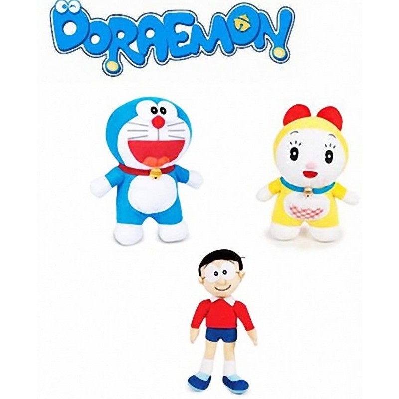 Peluche Doraemon 20cm Con Dorayaki - Giocattolo Ufficiale Play By Play