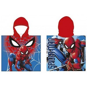 poncho toalla de Spiderman secado rápido Spider-man 55x110 cm