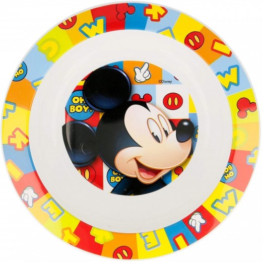 Cuenco para microondas de Mickey Mouse 20cm para niños sin BPA Infantil