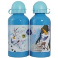 Botella aluminio de Olaf 500 ml cantimplora para agua Frozen Azul muñeco nieve
