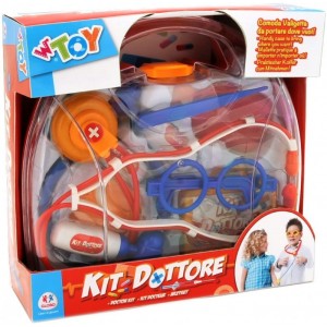Maletín de doctor medico de juguete con muchos accesorios kit Dottore